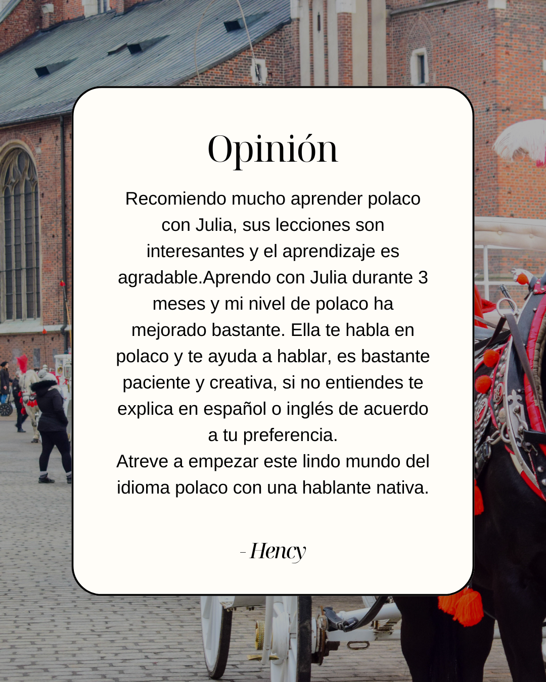 opinion clases de polaco vivir en polonia 2